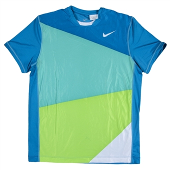 2010 Rafael Nadal Match Used French Open Shirt - 7th Grand Slam and 5th French Open Champion (MEARS)